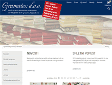 Tablet Screenshot of gramatex.si